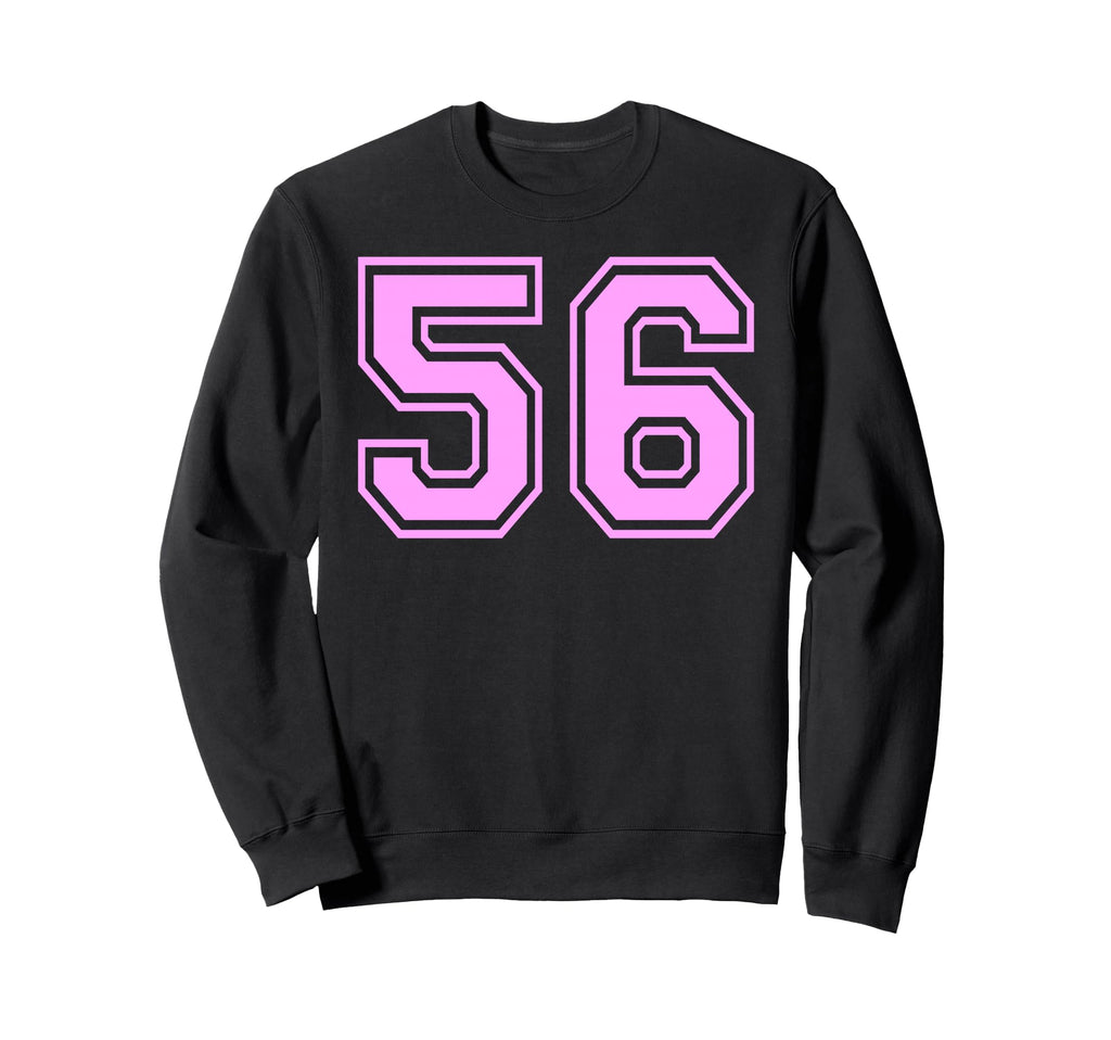 56 Number Fifty Six Sports Varsity Sweatshirt - Unique Graphic Men Women - T-Shirt, Sweatshirt, Hoodie