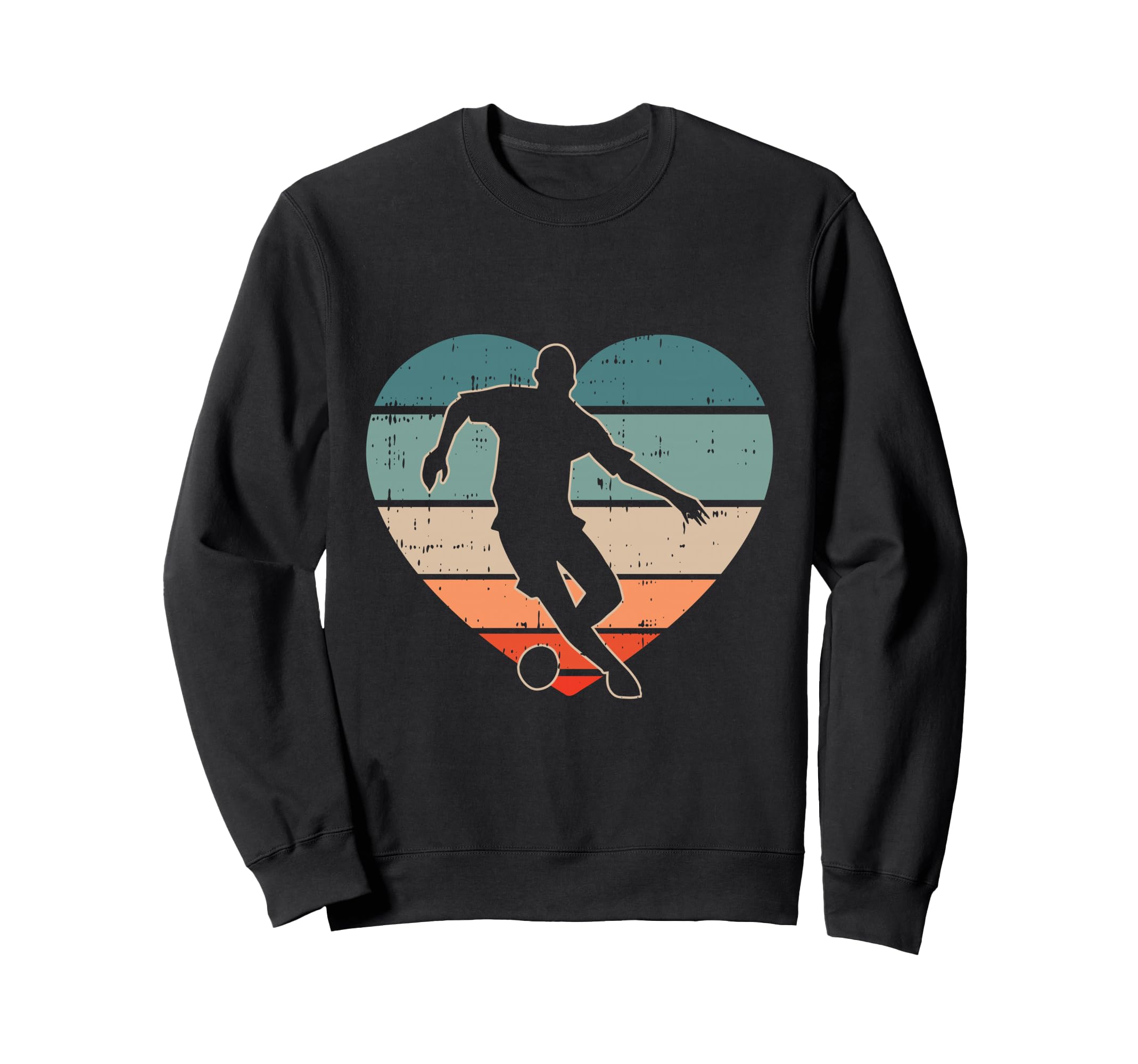 Soccer Player Heart Valentines Sweatshirt - Streetwear Style for Adults - T-Shirt, Sweatshirt, Hoodie
