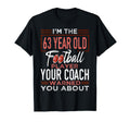 Football 63Rd Birthday Party Player T-Shirt - Novelty Apparel for Adults - T-Shirt, Sweatshirt, Hoodie