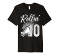 Rollin Into 10Th Birthday Roller T-Shirt - Streetwear Style Men Women - T-Shirt, Sweatshirt, Hoodie