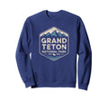 Grand Teton National Park Hiking Sweatshirt - Aesthetic Graphic for Adults - T-Shirt, Sweatshirt, Hoodie