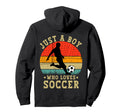 Just Who Loves Soccer Funny Soccer Lover Hoodie - Aesthetic Graphic Unisex - T-Shirt, Sweatshirt, Hoodie