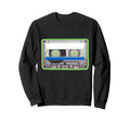 Cassette Tape Sweatshirt - Aesthetic Graphic Men Women - T-Shirt, Sweatshirt, Hoodie