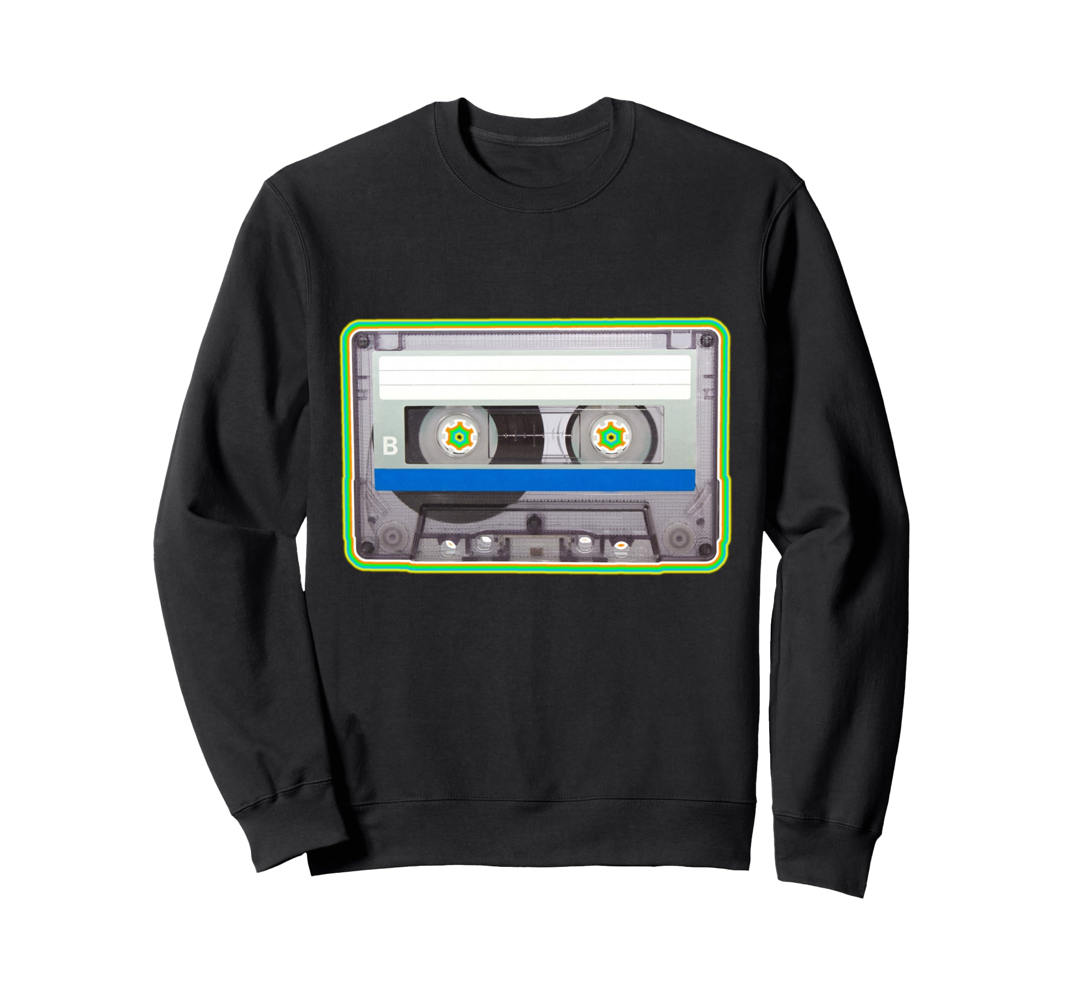 Cassette Tape Sweatshirt - Aesthetic Graphic Men Women - T-Shirt, Sweatshirt, Hoodie