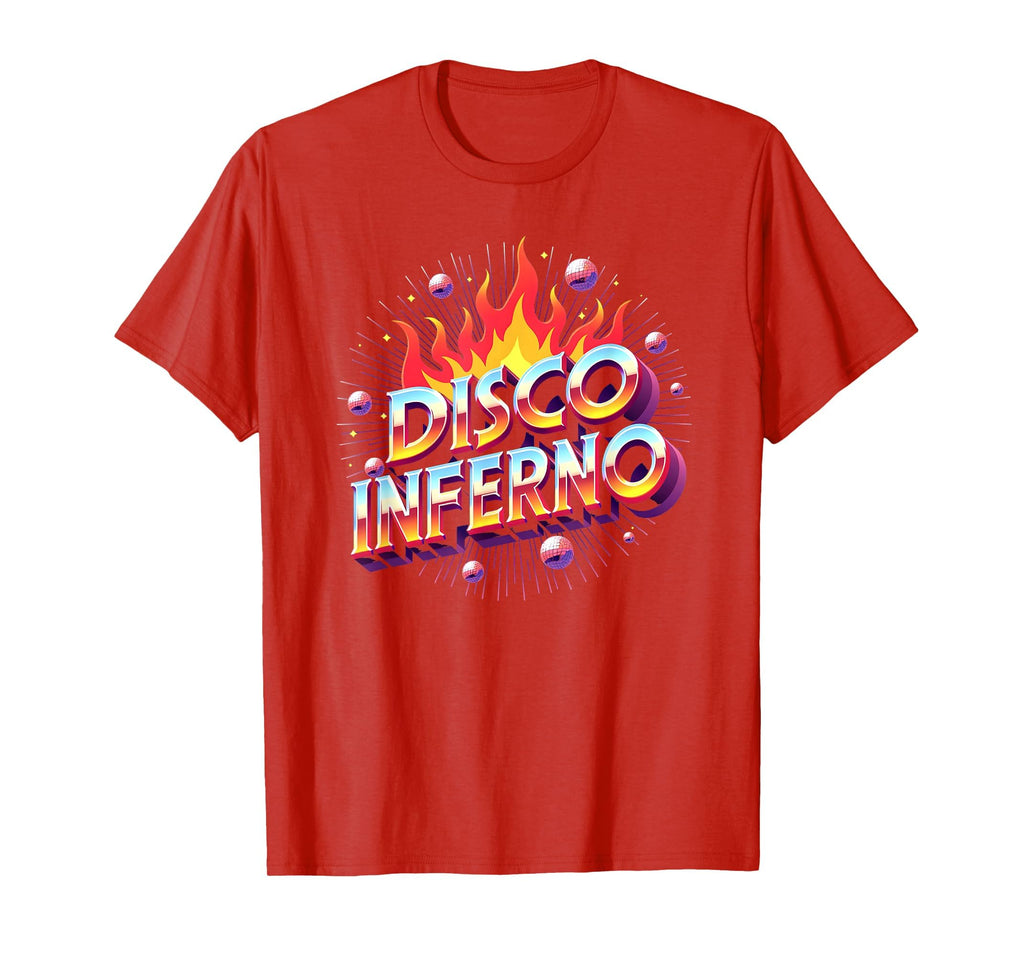 Disco Inferno Dance Party Fever Art T-Shirt - Graphic Print Men Women - T-Shirt, Sweatshirt, Hoodie