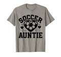 Soccer Auntie Heart Auntie Soccer T-Shirt - Streetwear Style Men Women - T-Shirt, Sweatshirt, Hoodie