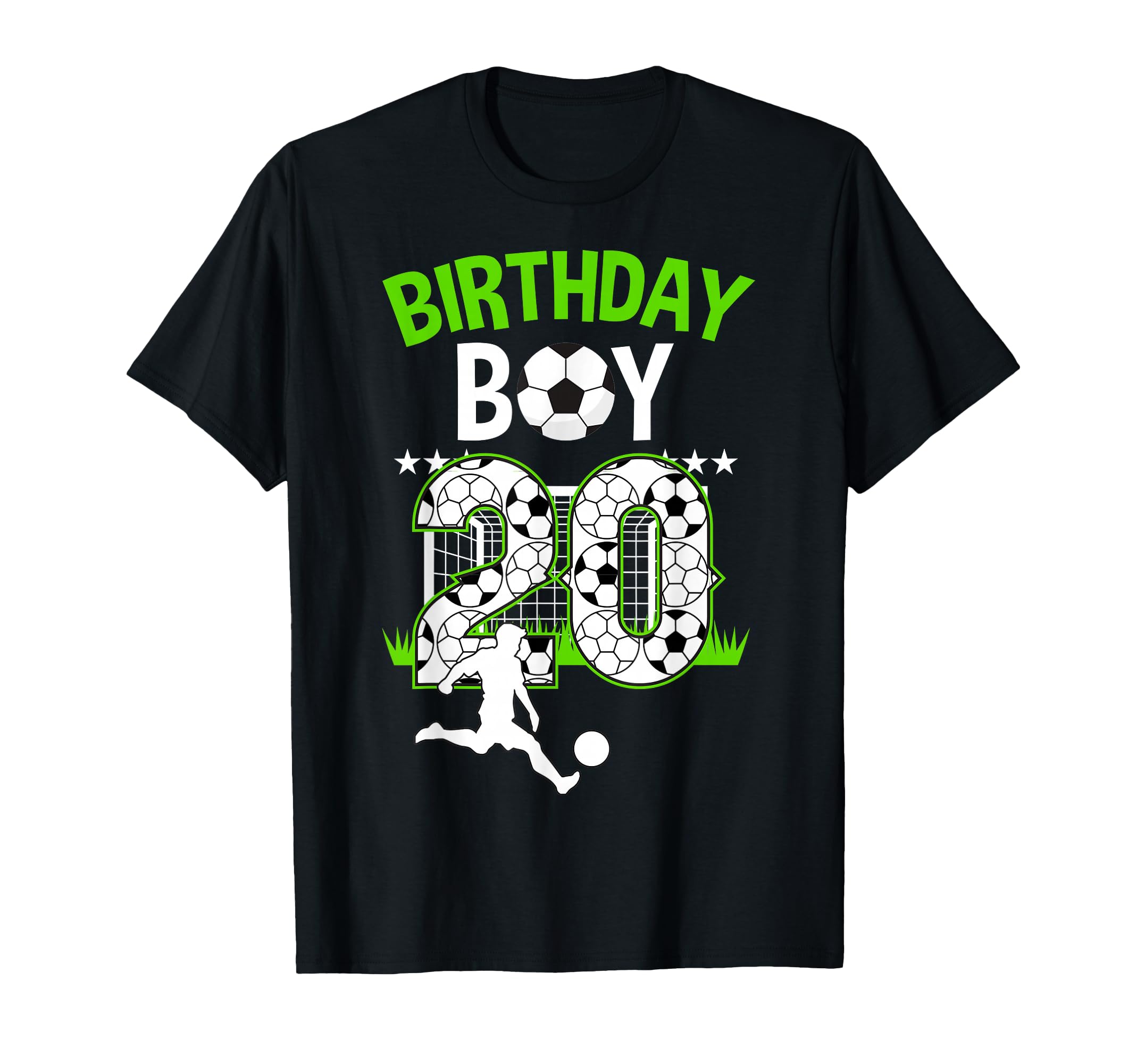 Birthday Soccer 20 Year Old Who Loves T-Shirt - Trendy Graphic Unisex - T-Shirt, Sweatshirt, Hoodie