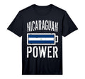 Nicaragua Flag Nicaraguan Power Battery T-Shirt - Streetwear Style Unisex - T-Shirt, Sweatshirt, Hoodie
