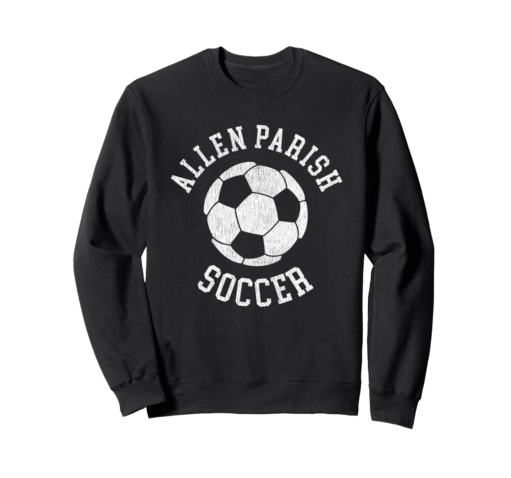Allen Parish Soccer Distressed 90S Sweatshirt - Novelty Apparel Unisex - T-Shirt, Sweatshirt, Hoodie