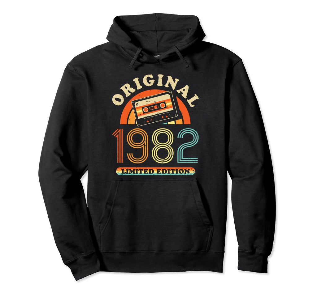 1982 Cassette Tape 42Th Birthday Hoodie - Trendy Graphic Unisex - T-Shirt, Sweatshirt, Hoodie