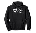 Great I Love Football I Love Soccer Hoodie - Trendy Graphic for Adults - T-Shirt, Sweatshirt, Hoodie