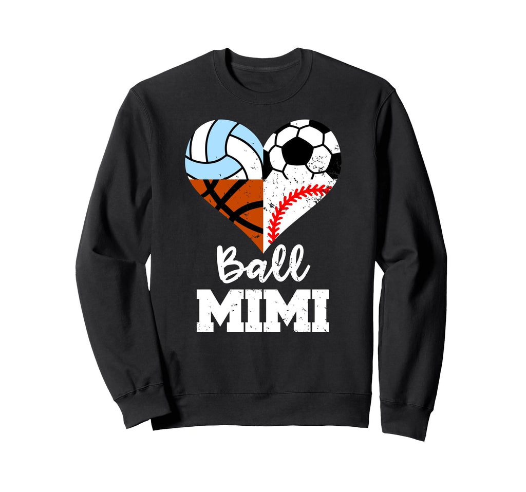 Ball Mimi Soccer Baseball Volleyball Sweatshirt - Minimalist Print Unisex - T-Shirt, Sweatshirt, Hoodie