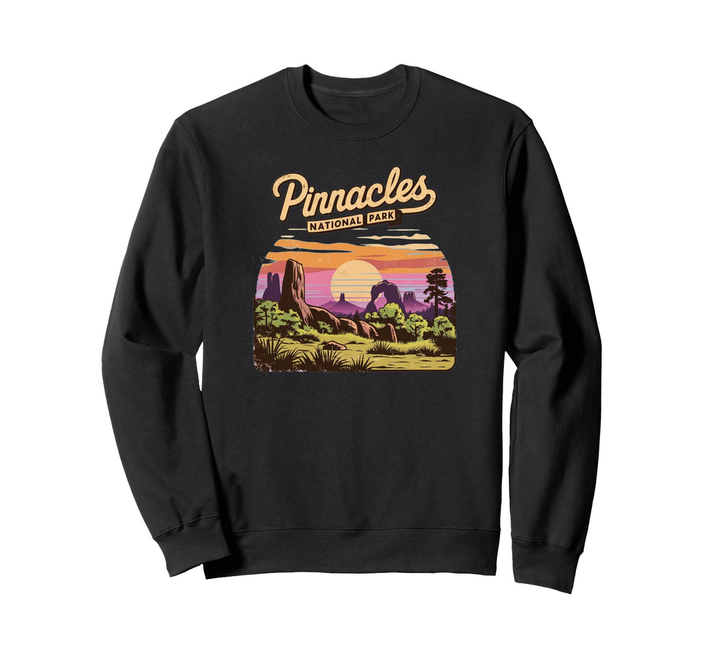 Pinnacles National Park California Sweatshirt - Minimalist Print Men Women - T-Shirt, Sweatshirt, Hoodie