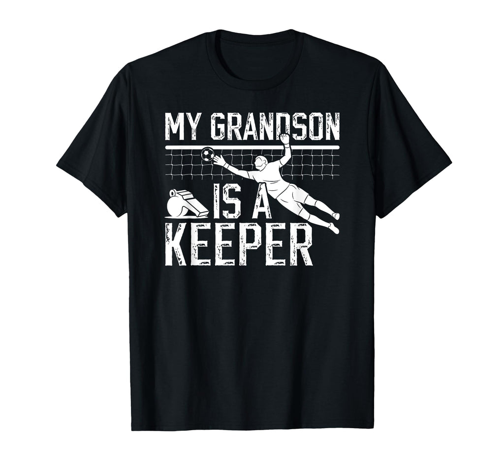 Proud Soccer Keeper Pop Pop Grandpa T-Shirt - Custom Art Print Unisex - T-Shirt, Sweatshirt, Hoodie