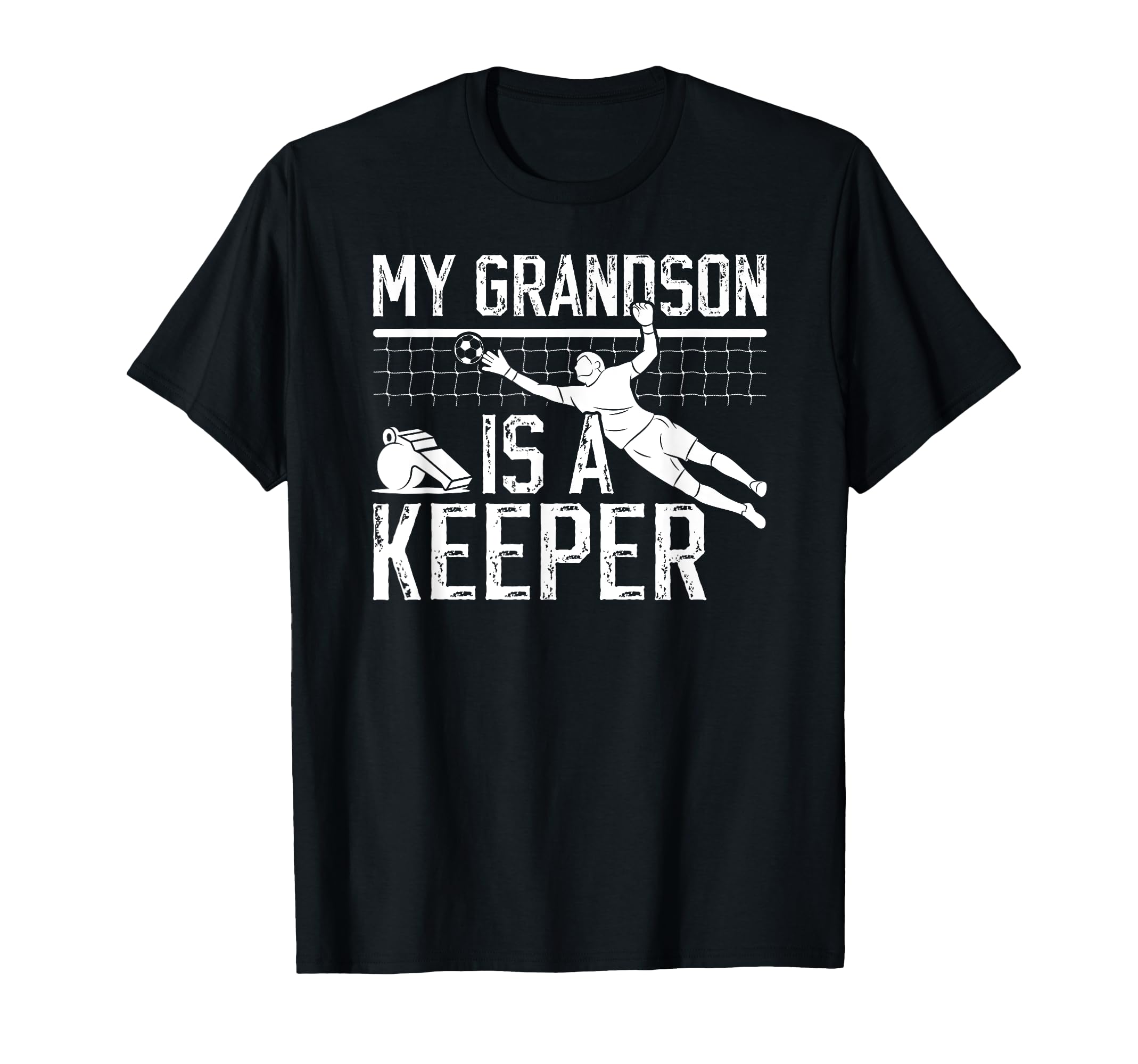 Proud Soccer Keeper Pop Pop Grandpa T-Shirt - Custom Art Print Unisex - T-Shirt, Sweatshirt, Hoodie