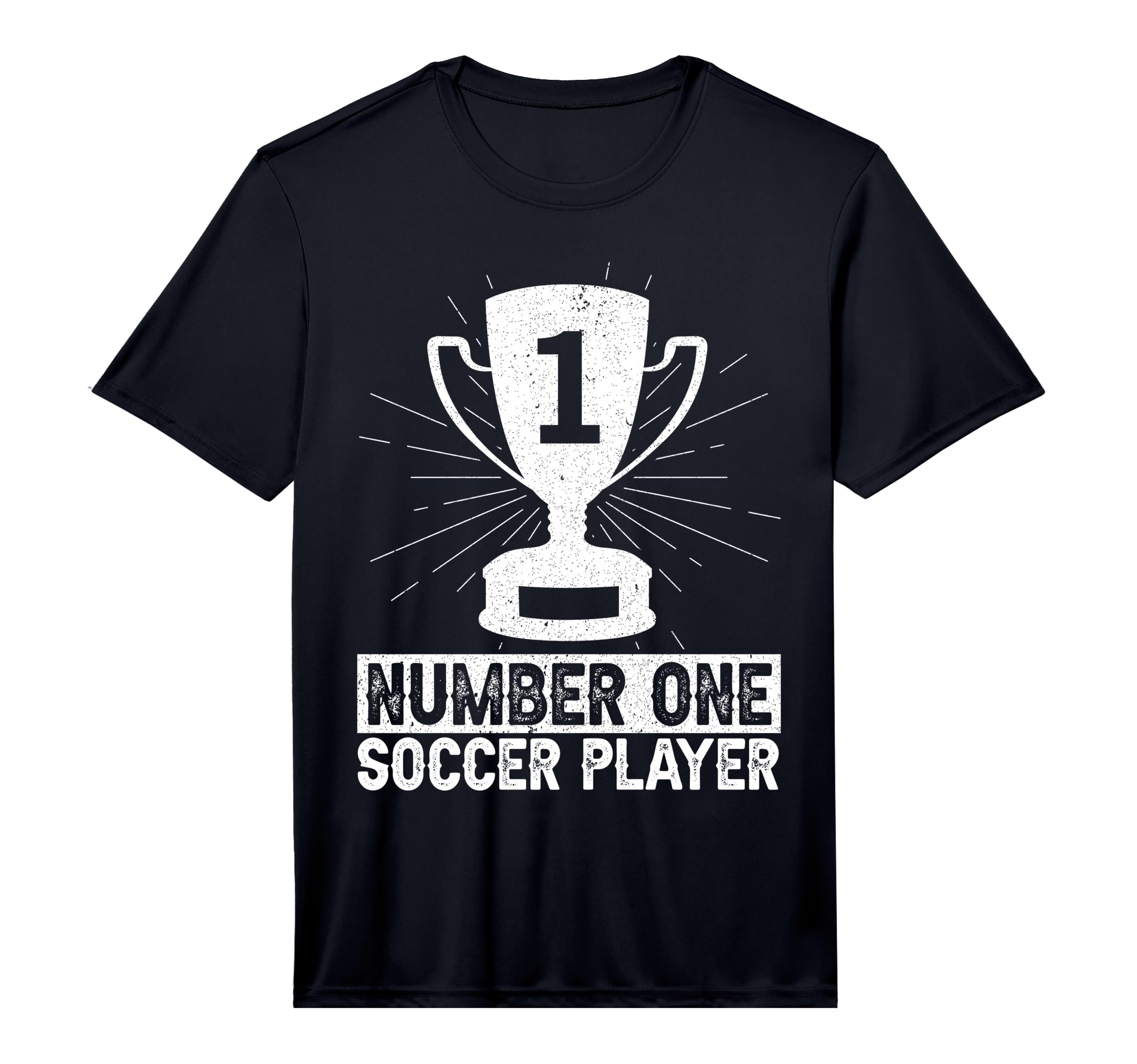 Mens Number One Soccer Player T-Shirt - Fun Novelty Design for Adults - T-Shirt, Sweatshirt, Hoodie