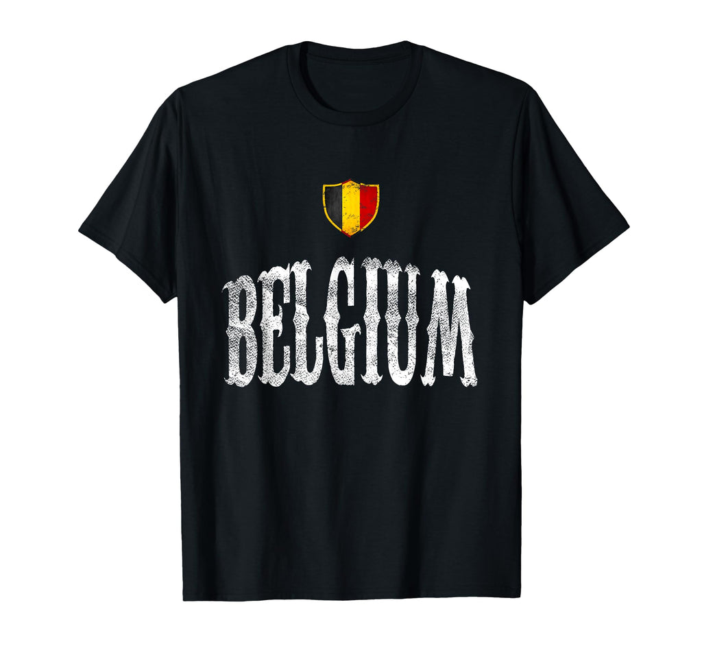 Belgium Flag Belgians Pride Soccer T-Shirt - Graphic Print for Adults - T-Shirt, Sweatshirt, Hoodie