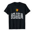 Belgium Flag Belgians Pride Soccer T-Shirt - Graphic Print for Adults - T-Shirt, Sweatshirt, Hoodie