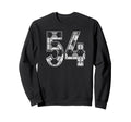 Soccer Number 54 Favorite Player 54 Sweatshirt - Fun Novelty Design Unisex - T-Shirt, Sweatshirt, Hoodie