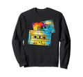 Colorful 80S Music Lover 1980S Sweatshirt - Fun Novelty Design Unisex - T-Shirt, Sweatshirt, Hoodie