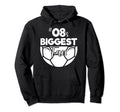 Number 08S Biggest Fan Player Soccer Hoodie - Minimalist Print for Adults - T-Shirt, Sweatshirt, Hoodie