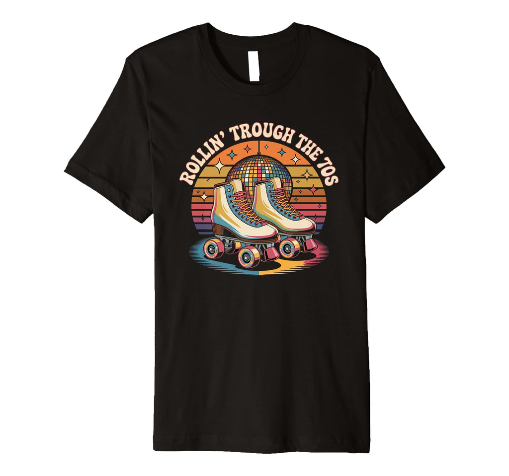 Roller Skate Roller Skating 70S T-Shirt - Fun Novelty Design Unisex - T-Shirt, Sweatshirt, Hoodie