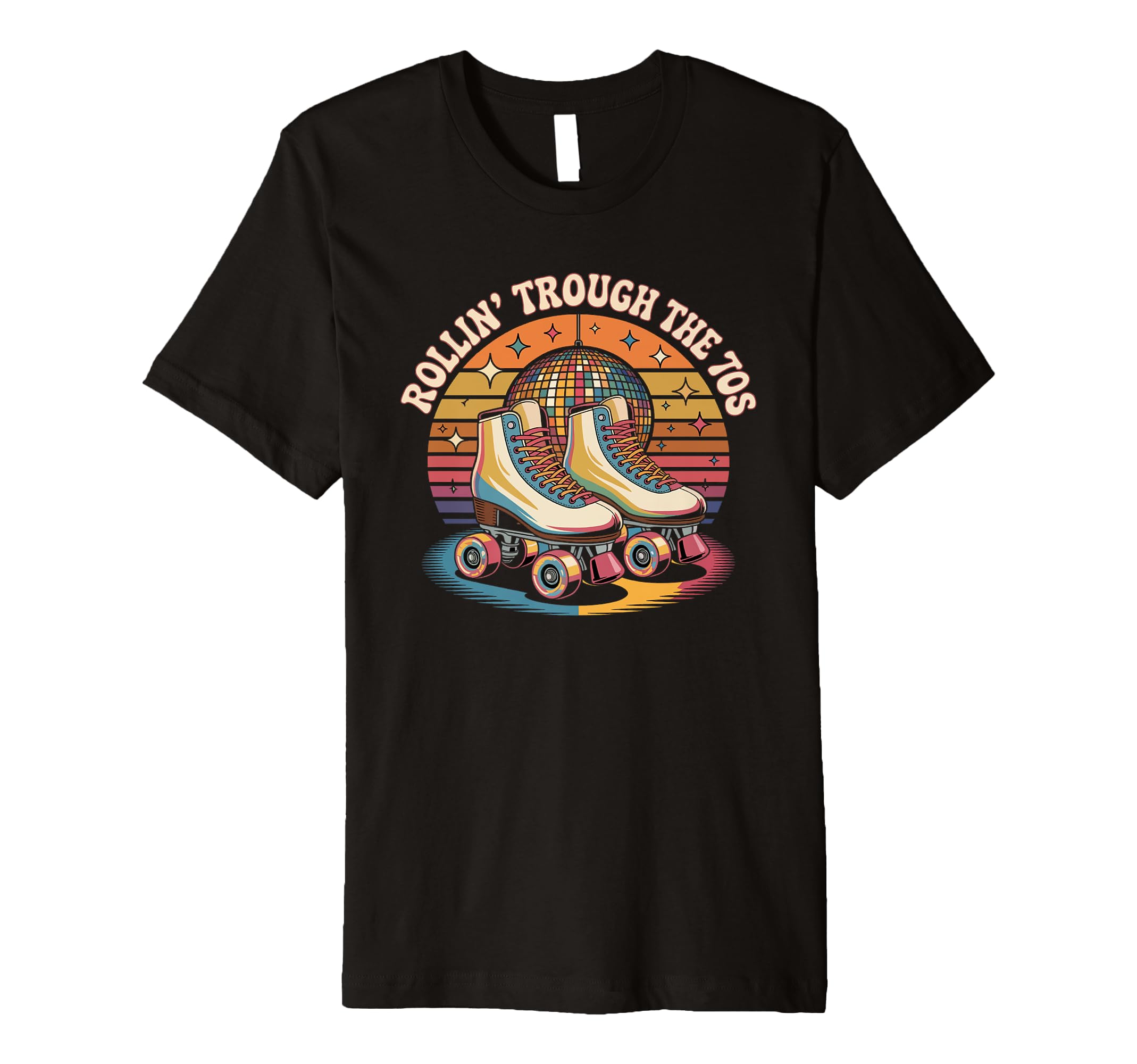 Roller Skate Roller Skating 70S T-Shirt - Fun Novelty Design Unisex - T-Shirt, Sweatshirt, Hoodie