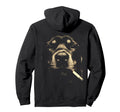Rottweiler Smoking Cigarette Grunge Hoodie - Custom Art Print for Adults - T-Shirt, Sweatshirt, Hoodie