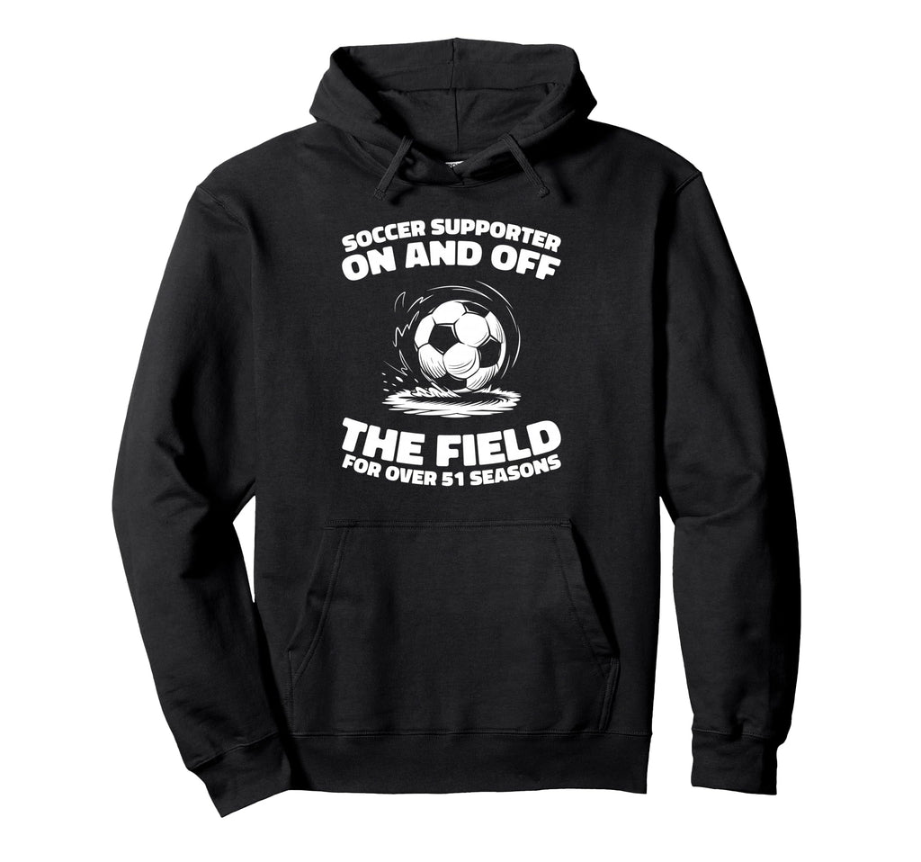 51Th Birthday Soccer Sports Player Hoodie - Minimalist Print Men Women - T-Shirt, Sweatshirt, Hoodie