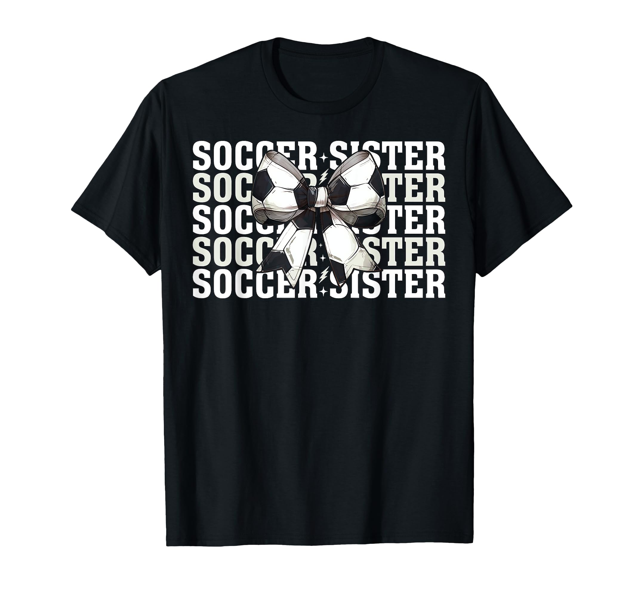 Soccer Sister Soccer Sis Coquette Bow T-Shirt - Streetwear Style Unisex - T-Shirt, Sweatshirt, Hoodie
