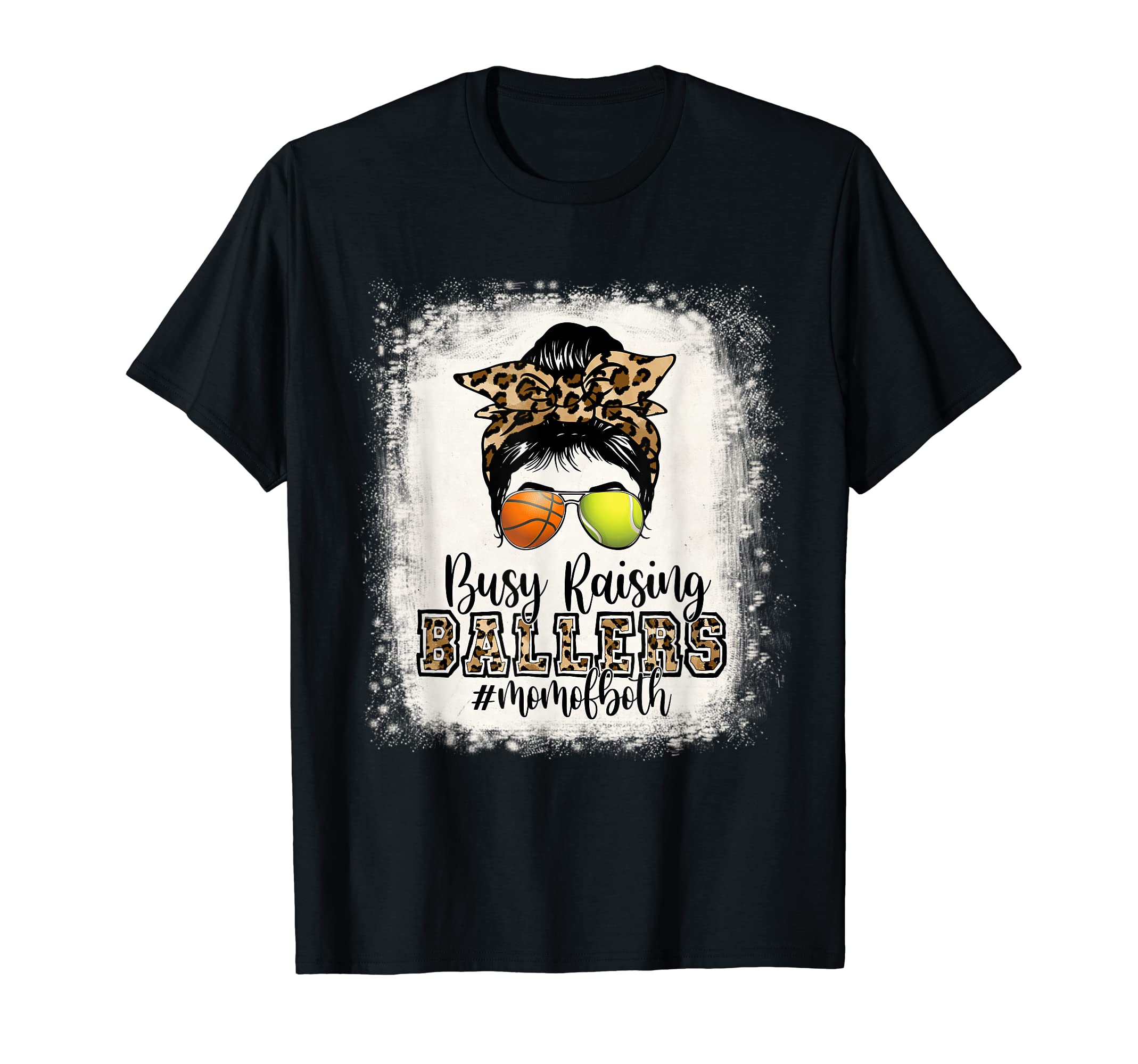 Busy Raising Ballers Mom Both Cricket T-Shirt - Aesthetic Graphic Unisex - T-Shirt, Sweatshirt, Hoodie