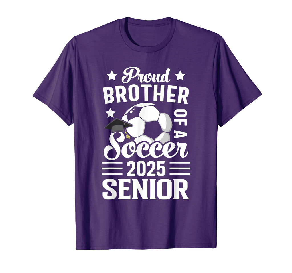 Proud Brother Soccer Senior Class T-Shirt - Fun Novelty Design for Adults - T-Shirt, Sweatshirt, Hoodie