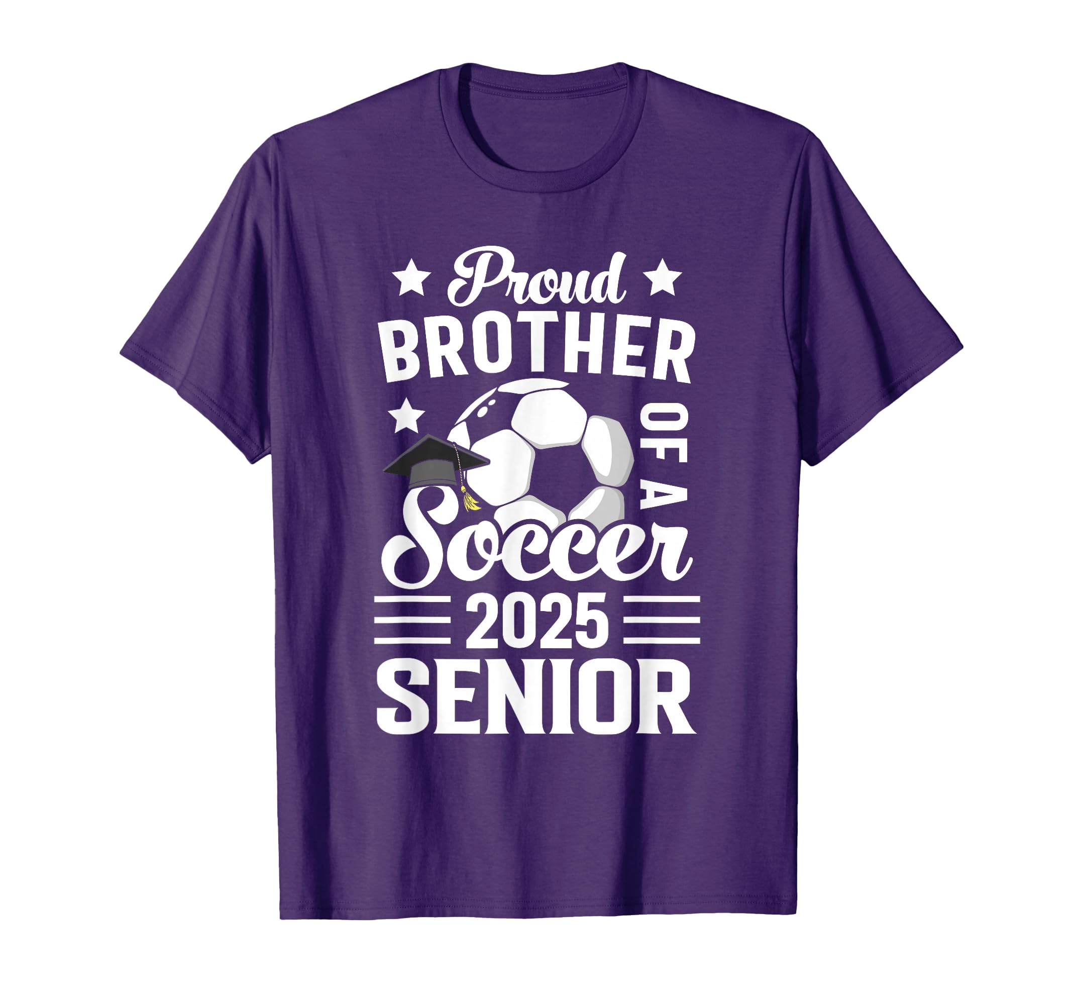 Proud Brother Soccer Senior Class T-Shirt - Fun Novelty Design for Adults - T-Shirt, Sweatshirt, Hoodie