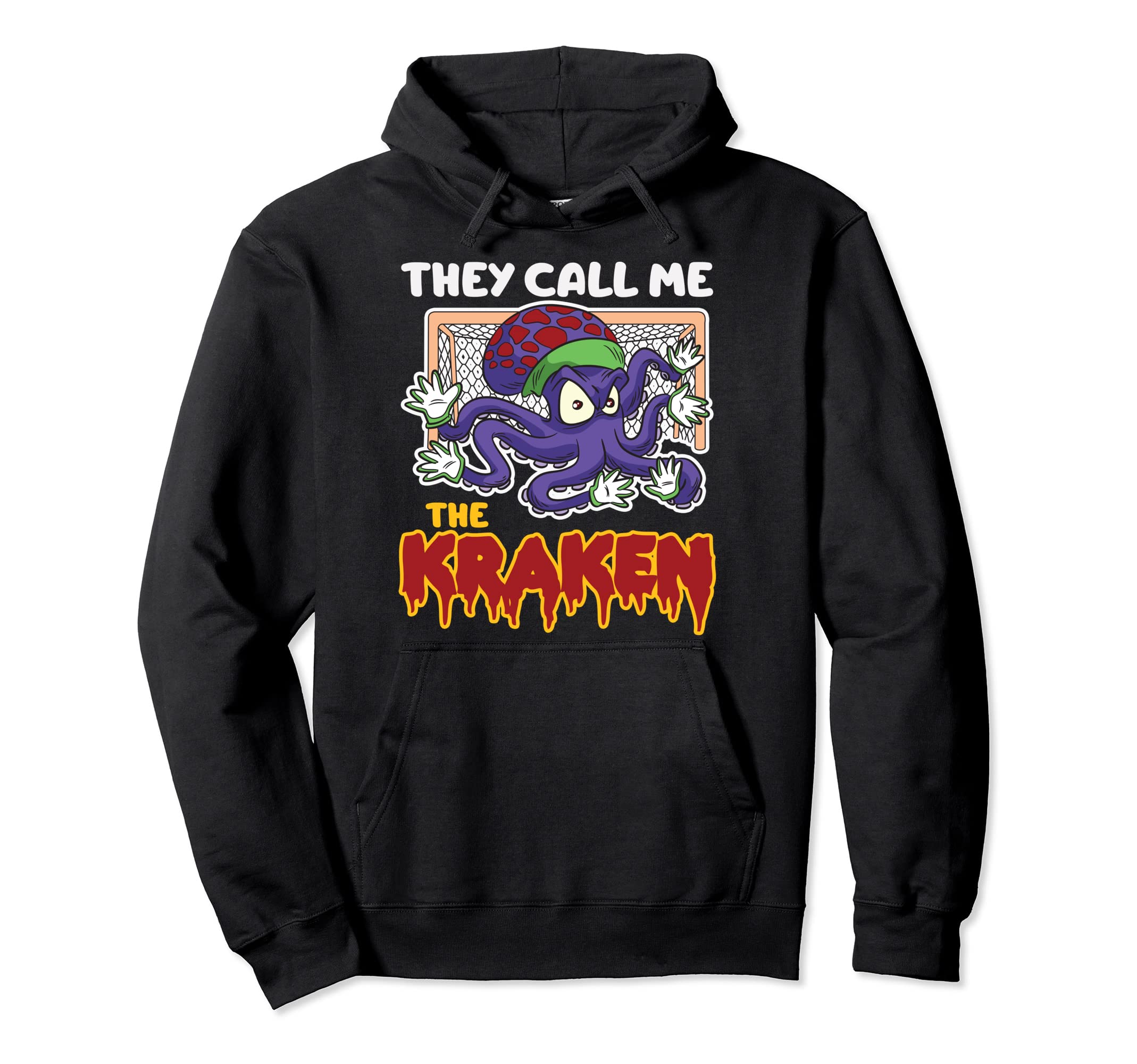 They Call Me Kraken Soccer Goalkeeper Hoodie - Custom Art Print Men Women - T-Shirt, Sweatshirt, Hoodie