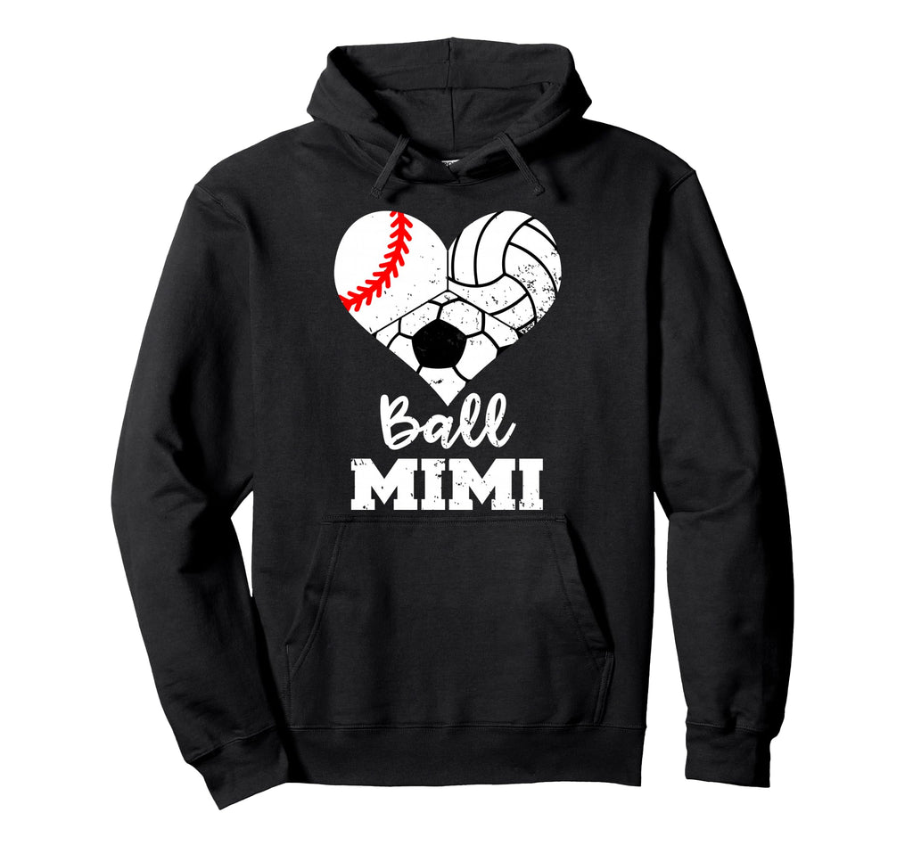 Ball Mimi Heart Funny Baseball Hoodie - Aesthetic Graphic Men Women - T-Shirt, Sweatshirt, Hoodie