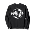 Mom Soccer Ball Sport Mothers Day Sweatshirt - Custom Art Print Unisex - T-Shirt, Sweatshirt, Hoodie