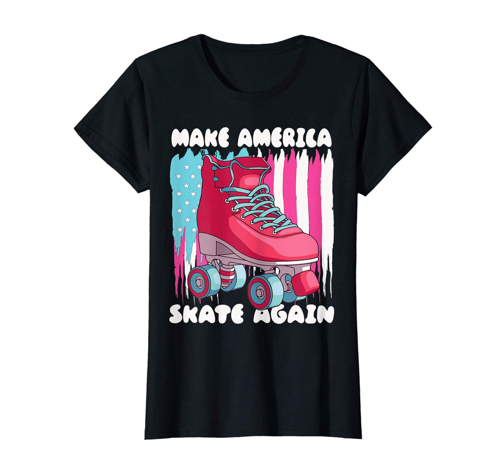 80S Rollerskate Disco Roller T-Shirt - Fun Novelty Design Men Women - T-Shirt, Sweatshirt, Hoodie