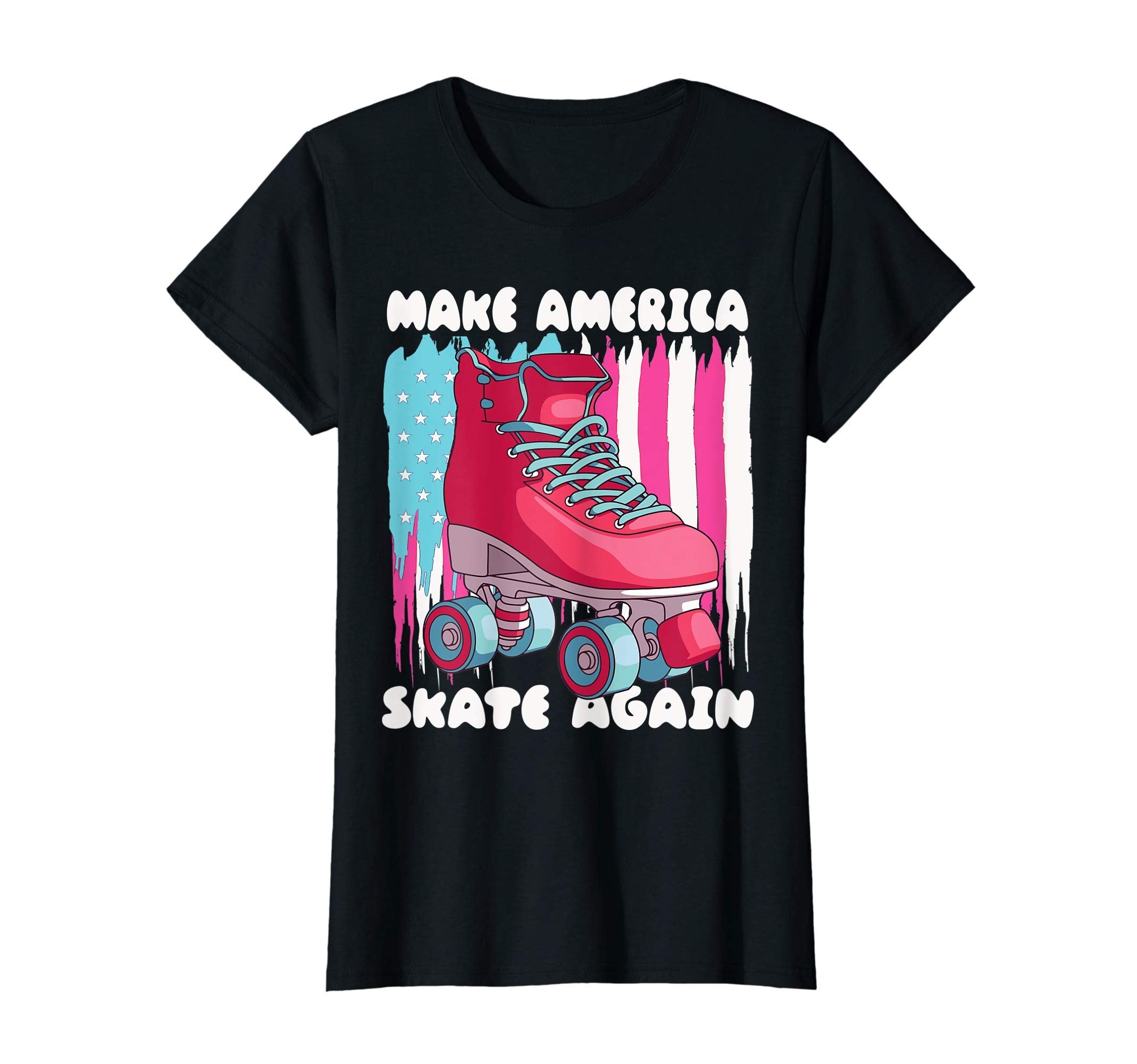 80S Rollerskate Disco Roller T-Shirt - Fun Novelty Design Men Women - T-Shirt, Sweatshirt, Hoodie