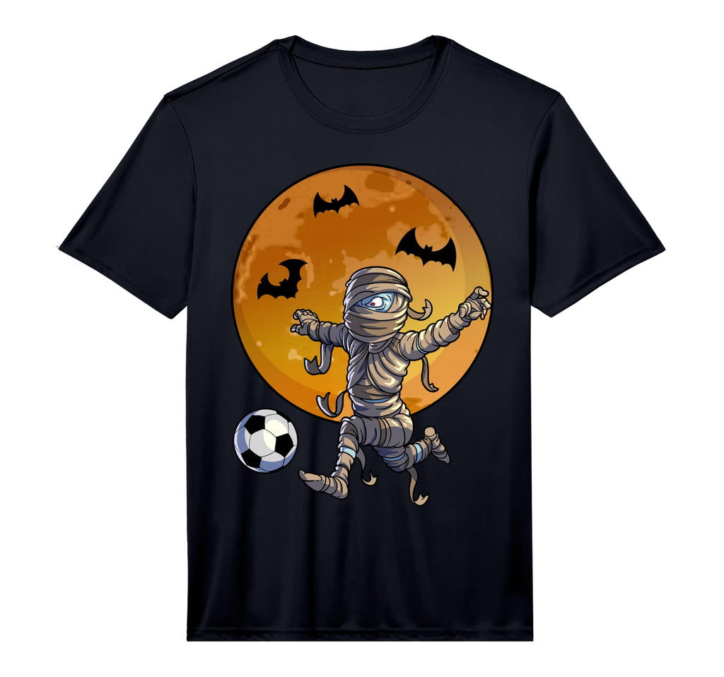 Soccer Mummy Halloween Soccer T-Shirt - Minimalist Print Men Women - T-Shirt, Sweatshirt, Hoodie