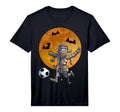 Soccer Mummy Halloween Soccer T-Shirt - Minimalist Print Men Women - T-Shirt, Sweatshirt, Hoodie