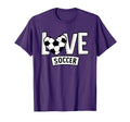 Love Soccer Funny Hearty Soccer T-Shirt - Casual Everyday Wear Men Women - T-Shirt, Sweatshirt, Hoodie