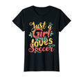 Just Who Loves Soccer Gift T-Shirt - Trendy Graphic Men Women - T-Shirt, Sweatshirt, Hoodie