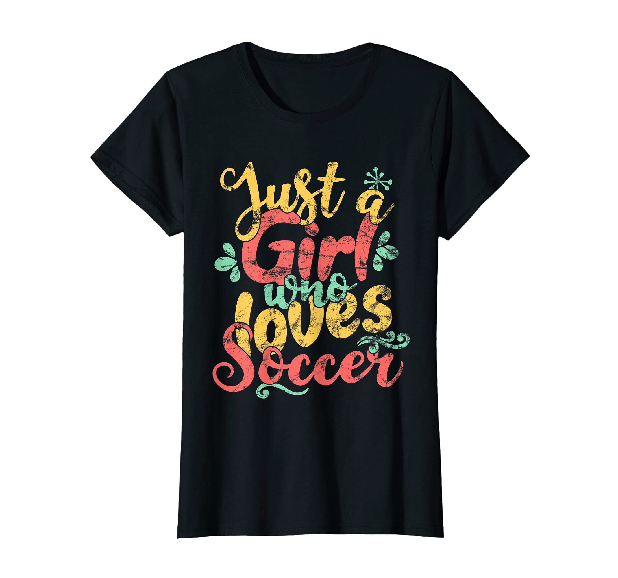 Just Who Loves Soccer Gift T-Shirt - Minimalist Print Unisex - T-Shirt, Sweatshirt, Hoodie
