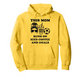 This Mom Runs Iced Coffee And Goals Hoodie - Streetwear Style Unisex - T-Shirt, Sweatshirt, Hoodie