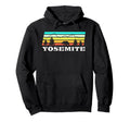 Yosemite National Park California Half Hoodie - Graphic Print Men Women - T-Shirt, Sweatshirt, Hoodie