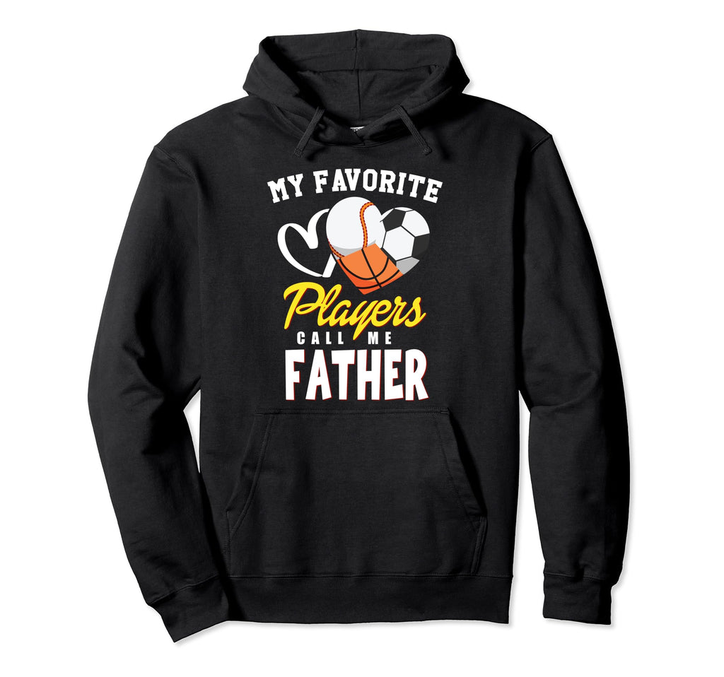 My Favorite Players Baseball Soccer Hoodie - Graphic Print Unisex - T-Shirt, Sweatshirt, Hoodie