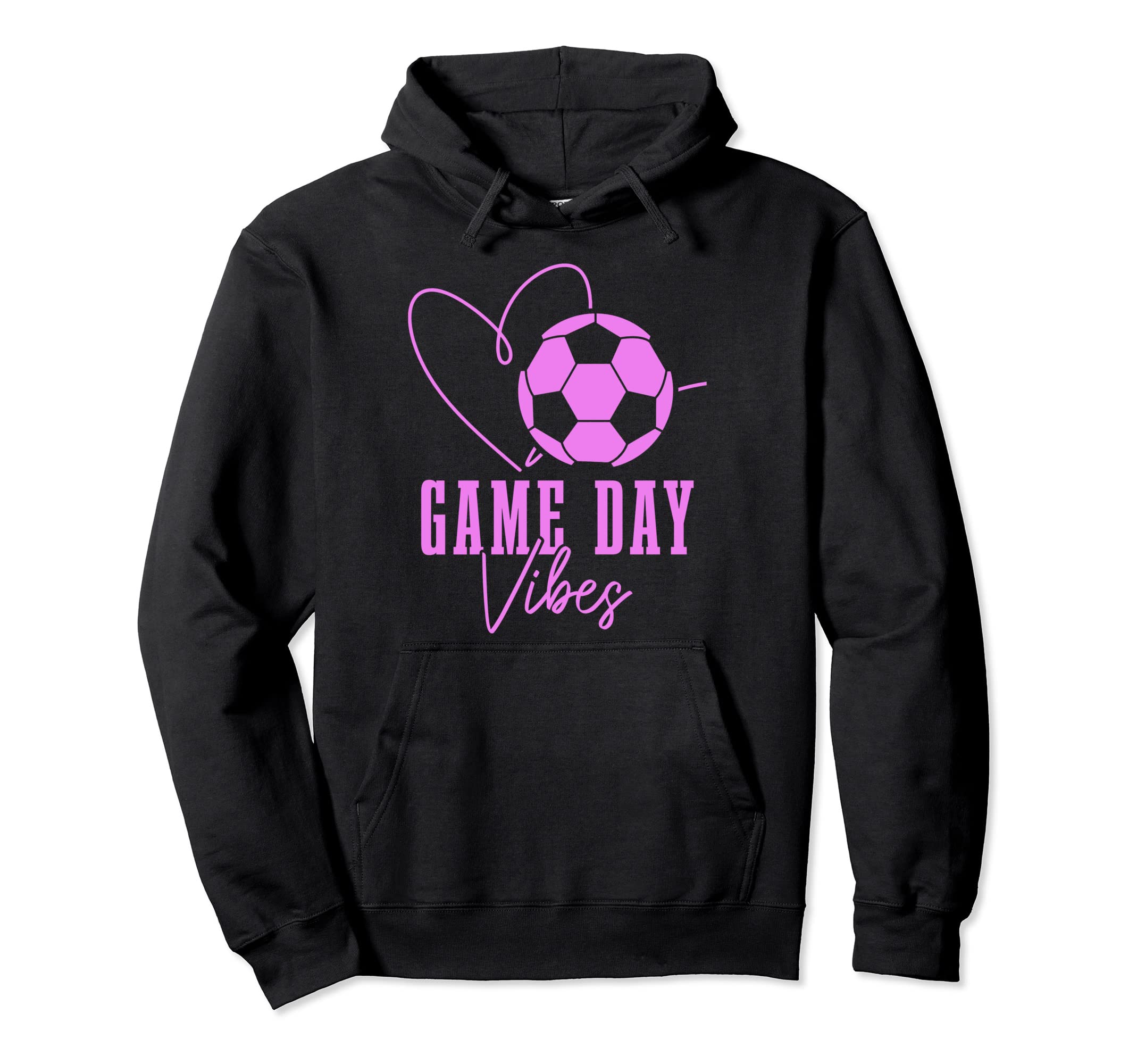 Soccer Player Game Day Vibes Coach Hoodie - Minimalist Print for Adults - T-Shirt, Sweatshirt, Hoodie