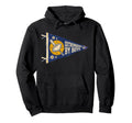 Outnumbered Chaos Parenting Sports Pennant Hoodie - Trendy Graphic Unisex - T-Shirt, Sweatshirt, Hoodie