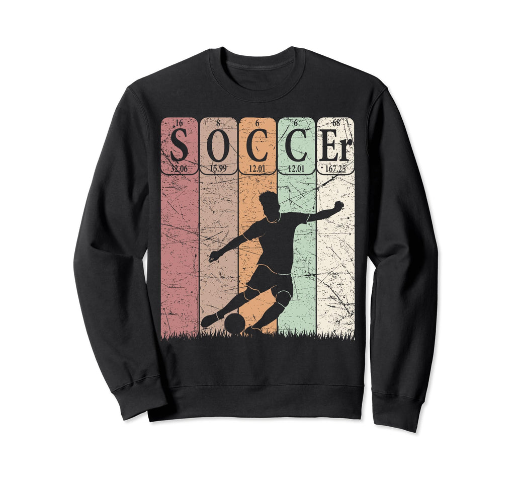 Soccer Periodic Table Elements Sweatshirt - Fun Novelty Design Unisex - T-Shirt, Sweatshirt, Hoodie