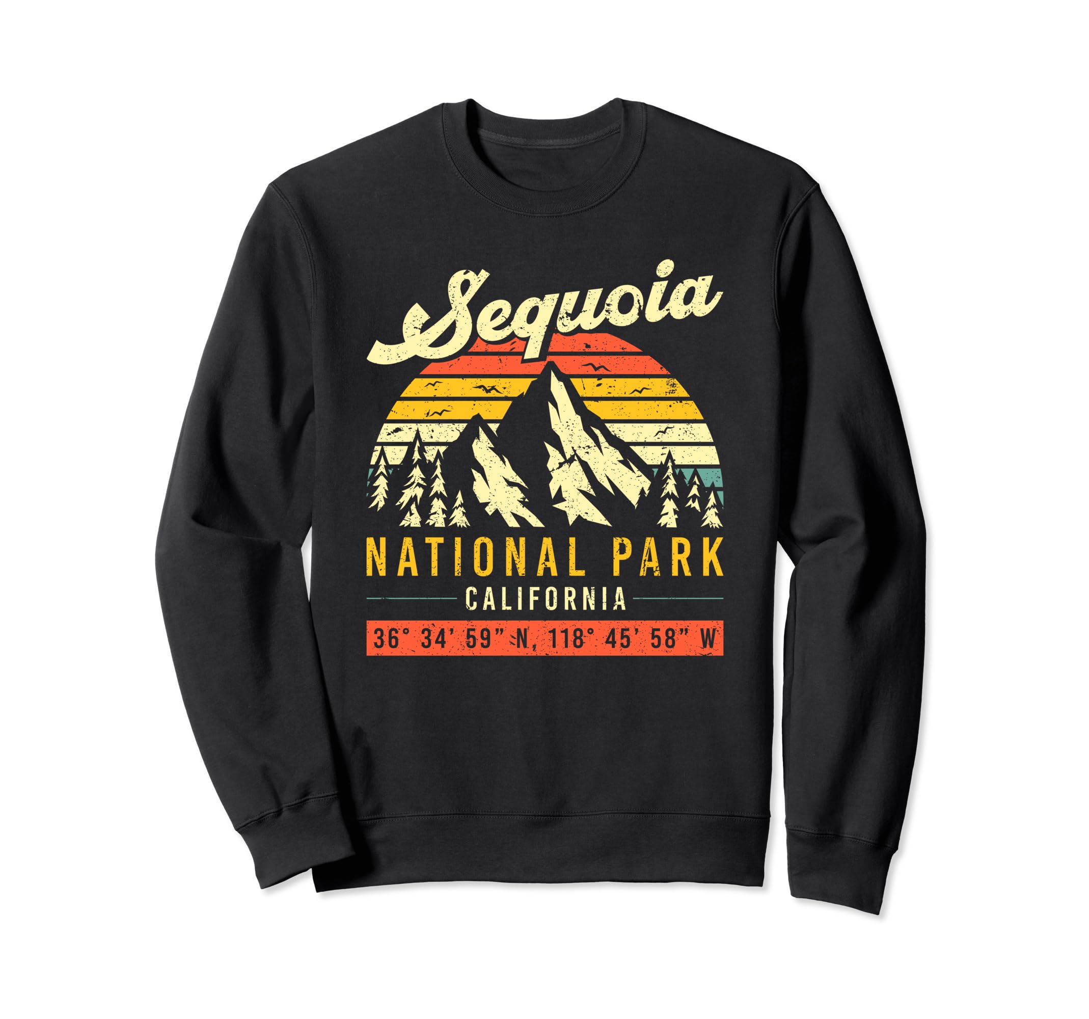 Sequoia California National Park Sweatshirt - Aesthetic Graphic for Adults - T-Shirt, Sweatshirt, Hoodie